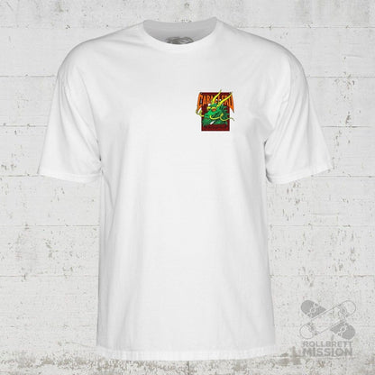 Powell Peralta T-Shirt Caballero Street Dragon white - Rollbrett Mission