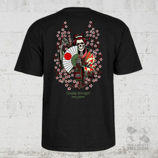 Powell Peralta T-Shirt Sakura Yosozumi Samurai black - Rollbrett Mission