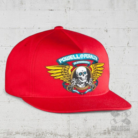 Powell - Peralta Winged Ripper Snapback Cap red - Kopfbekleidung & - tücher - Rollbrett Mission
