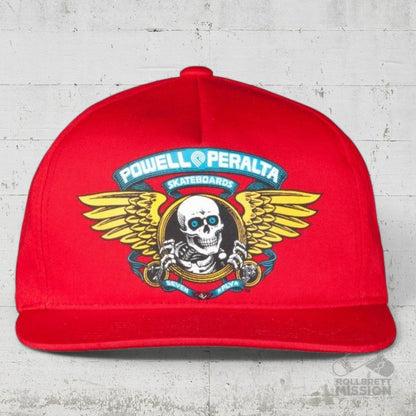 Powell - Peralta Winged Ripper Snapback Cap red - Kopfbekleidung & - tücher - Rollbrett Mission