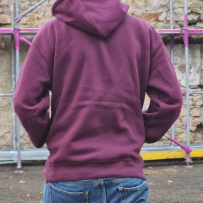 Rollbrett Mission New Classic Hoodie burgundy