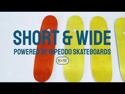 Inpeddo Circles Short & Wide 7.75" Kids Complete Skateboard