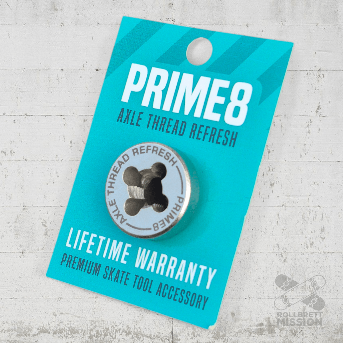 Prime8 Axle Thread Refresh Gewindeschneider - Rollbrett Mission