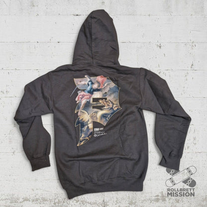 Primitive Hoodie Courage Hood brown - Shirts & Tops - Rollbrett Mission