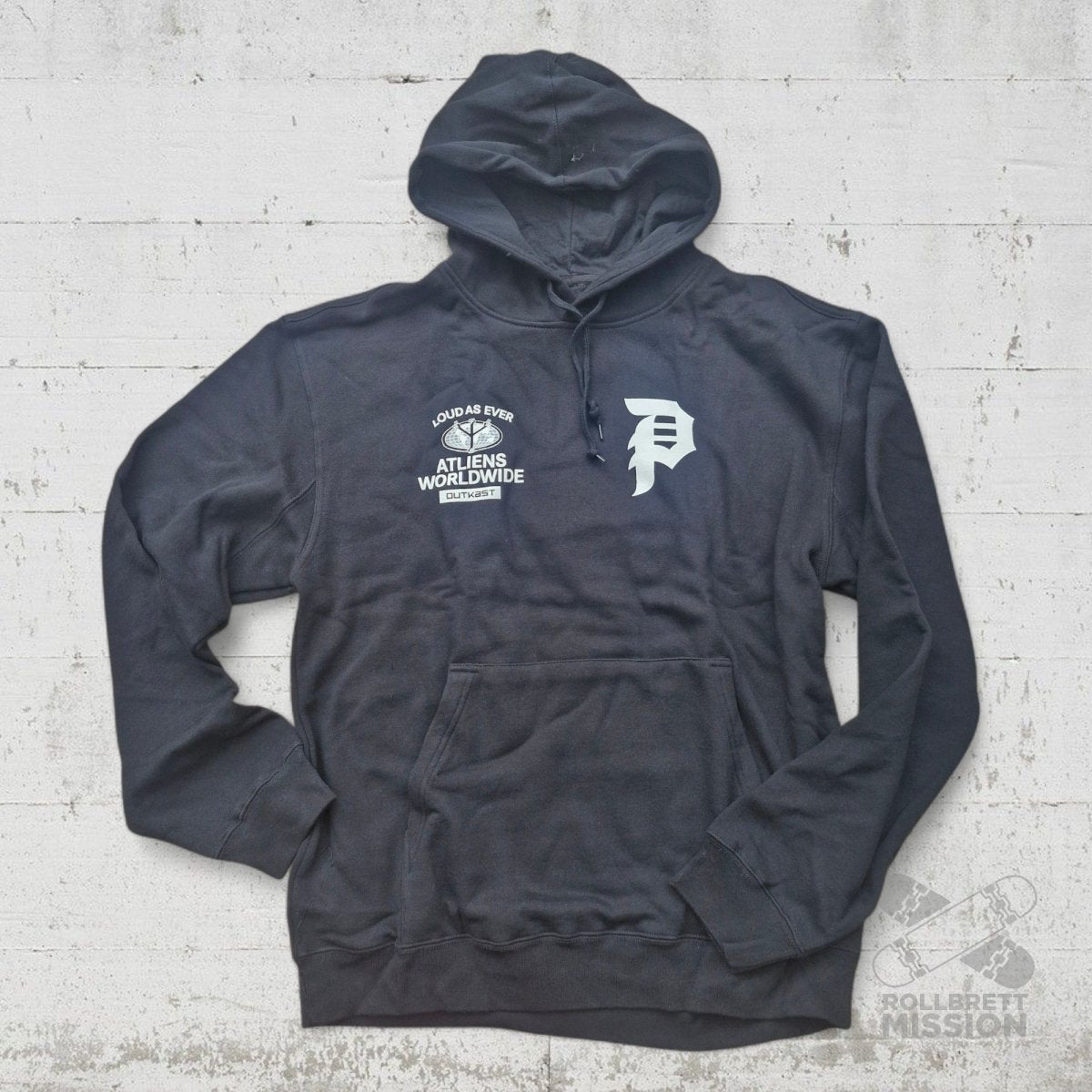 Primitive Hoodie Glow Outkast black - Shirts & Tops - Rollbrett Mission