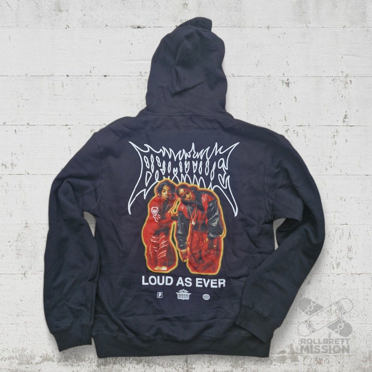 Primitive Hoodie Glow Outkast black - Shirts & Tops - Rollbrett Mission