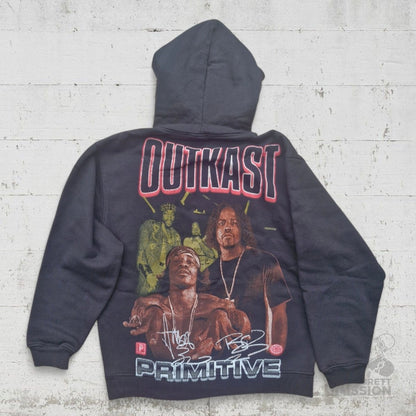 Primitive Hoodie Headline Outkast black - Shirts & Tops - Rollbrett Mission