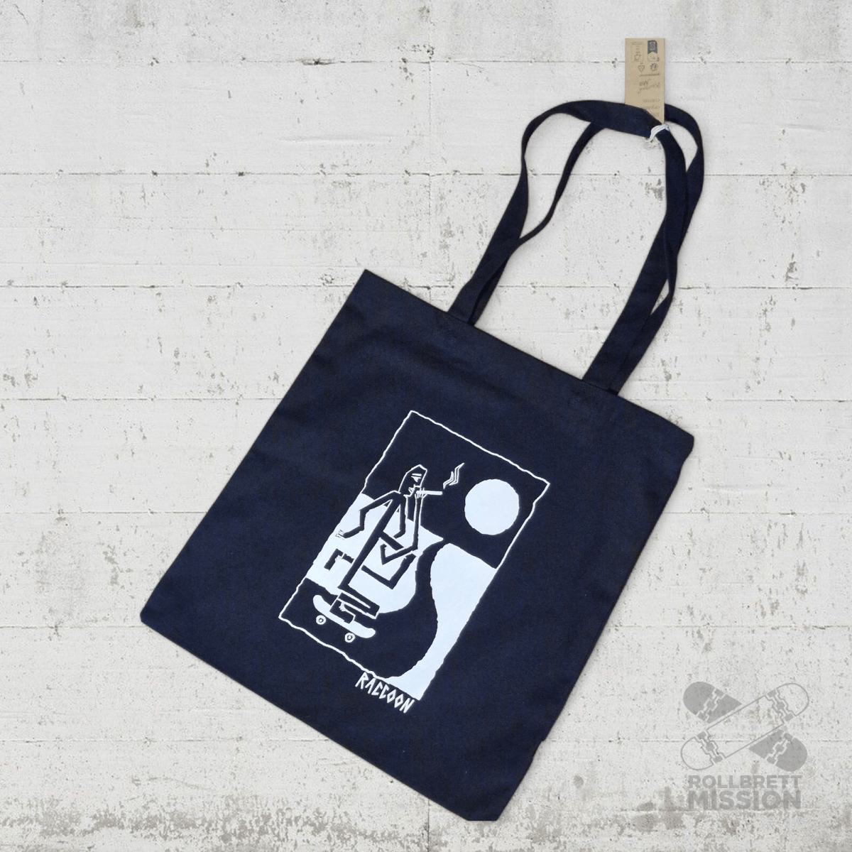 Raccoon Baumwolltasche - Taschen & Gepäck - Rollbrett Mission