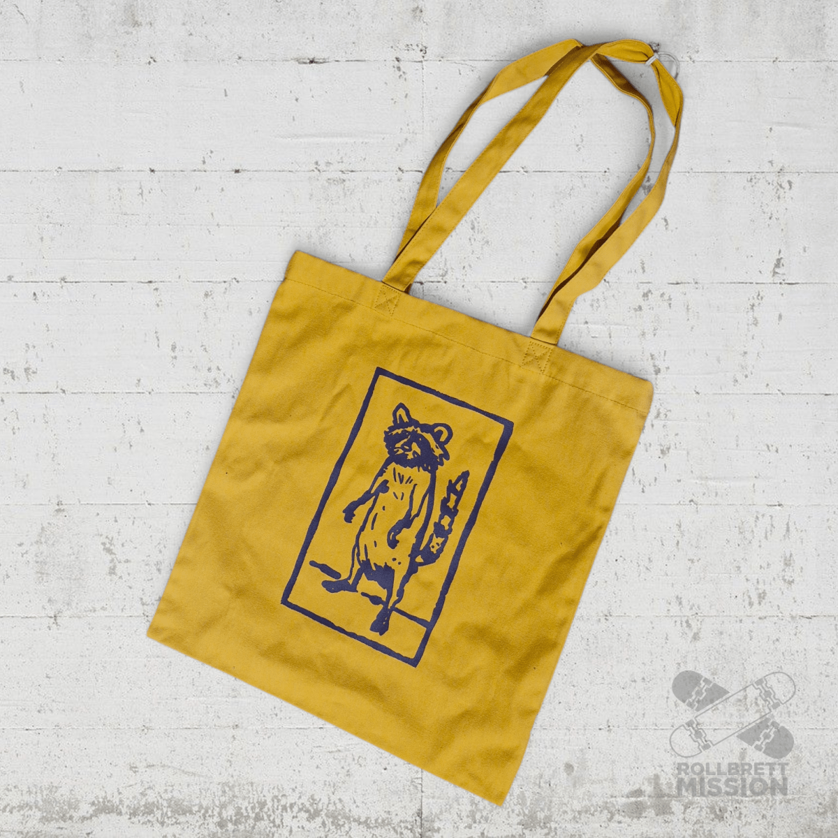 Raccoon Baumwolltasche - Taschen & Gepäck - Rollbrett Mission