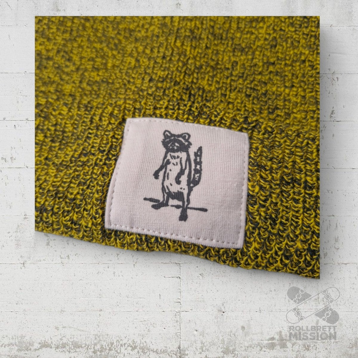 Raccoon Beanie Pepe Waschbär - Kopfbekleidung & - tücher - Rollbrett Mission