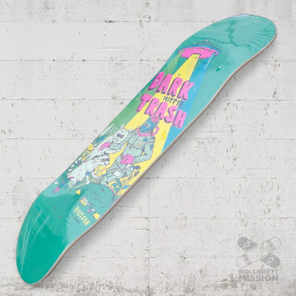 Raccoon Dark Hippie Trash 8.6 Deck - Skateboard - Decks - Rollbrett Mission