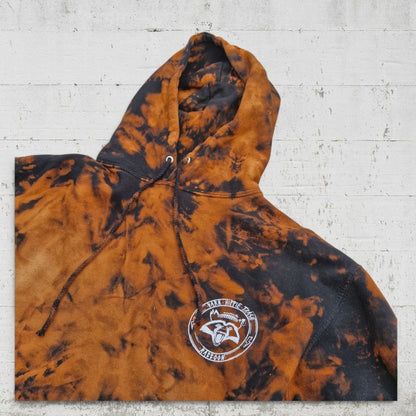 Raccoon Skateboards Hoodie DHT Waschbär black bleached - Rollbrett Mission