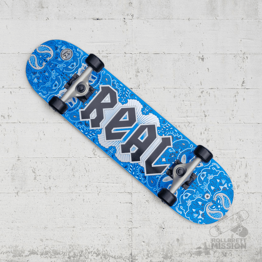 Real Complete Skateboard Bandana Foil MINI 7.5 x 29.0 - Skateboards - Rollbrett Mission