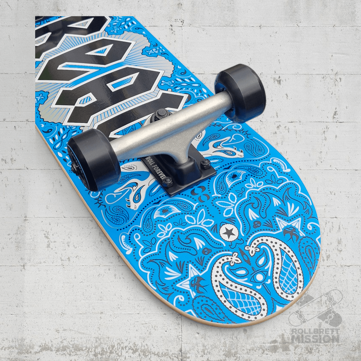 Real Complete Skateboard Bandana Foil MINI 7.5 x 29.0 - Skateboards - Rollbrett Mission