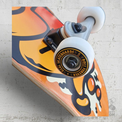 Real Complete Skateboard Bubble Letters MEDIUM 7.75 x 29.3 - Skateboards - Rollbrett Mission