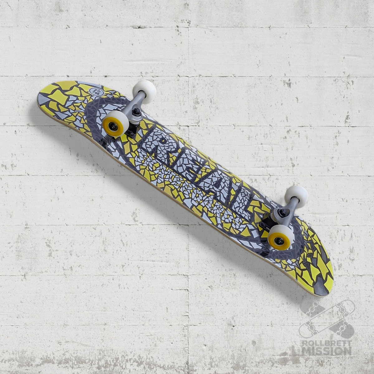 Real Complete Skateboard Oval Foil LARGE 8.0 x 31.8 - Skateboards - Rollbrett Mission