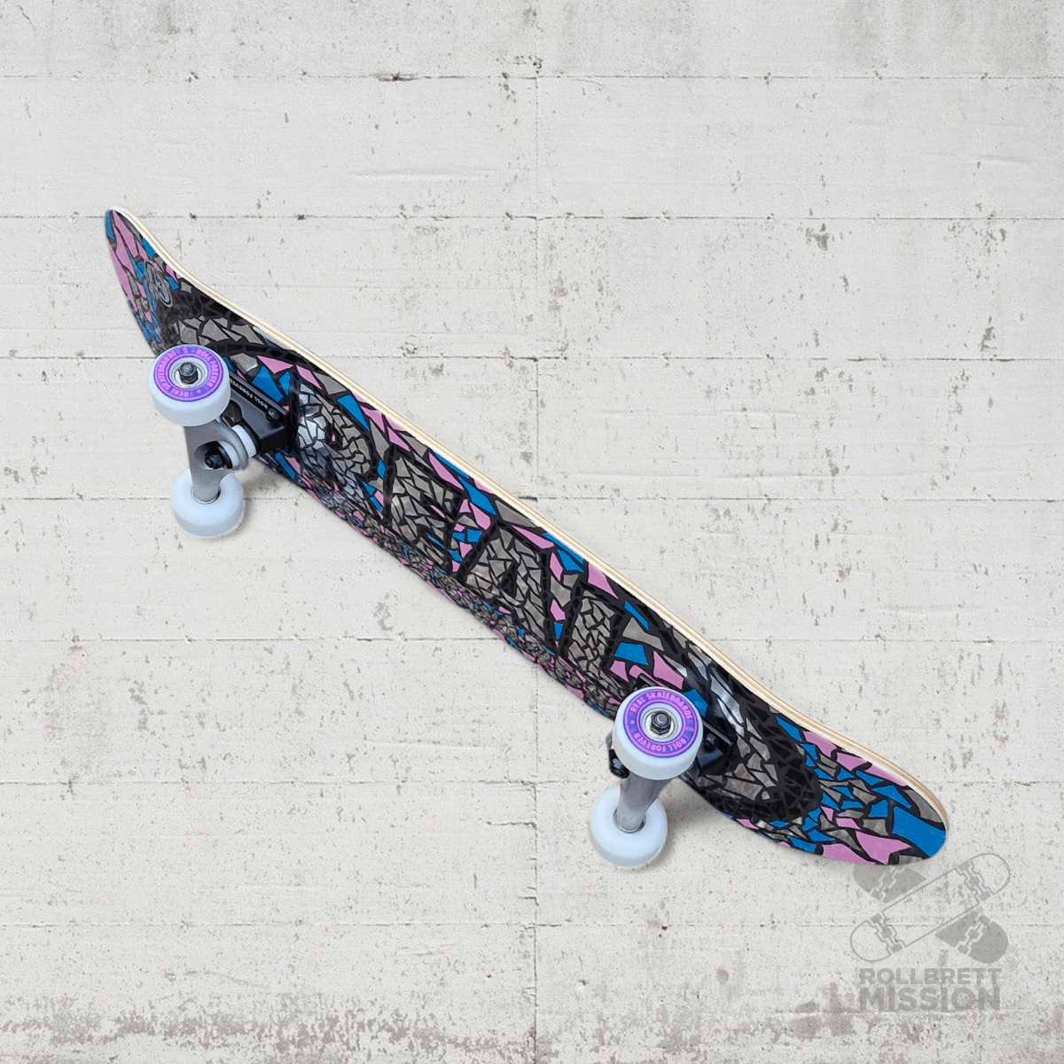 Real Complete Skateboard Oval Foil MINI 7.3 x 29.3 - Skateboards - Rollbrett Mission