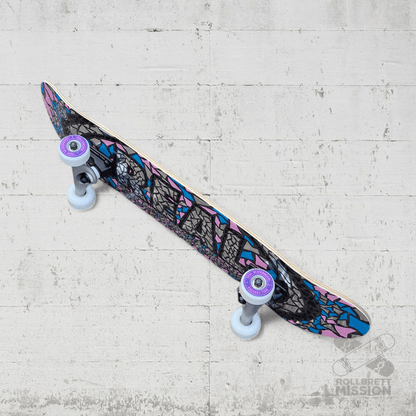 Real Complete Skateboard Oval Foil MINI 7.3 x 29.3 - Skateboards - Rollbrett Mission