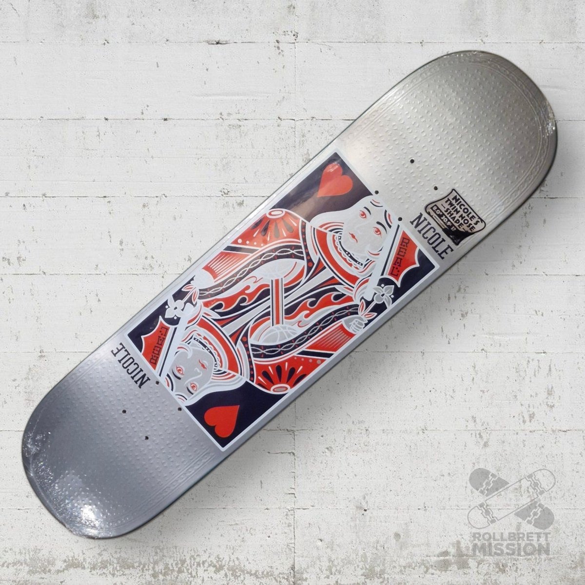 Real Hause Queen of Hearts Twin 8.0 Deck - Skateboard - Decks - Rollbrett Mission