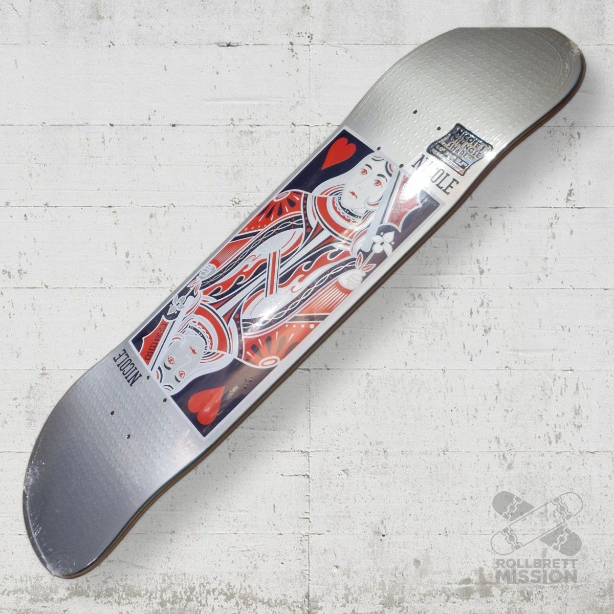 Real Hause Queen of Hearts Twin 8.0 Deck - Skateboard - Decks - Rollbrett Mission