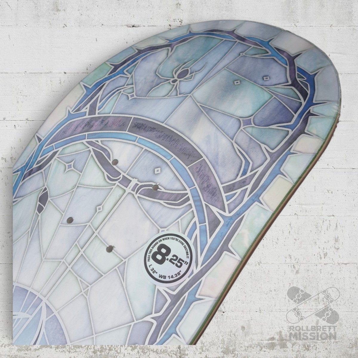 Real Hayley Cathedral Holo 8.25 Deck - Skateboard - Decks - Rollbrett Mission