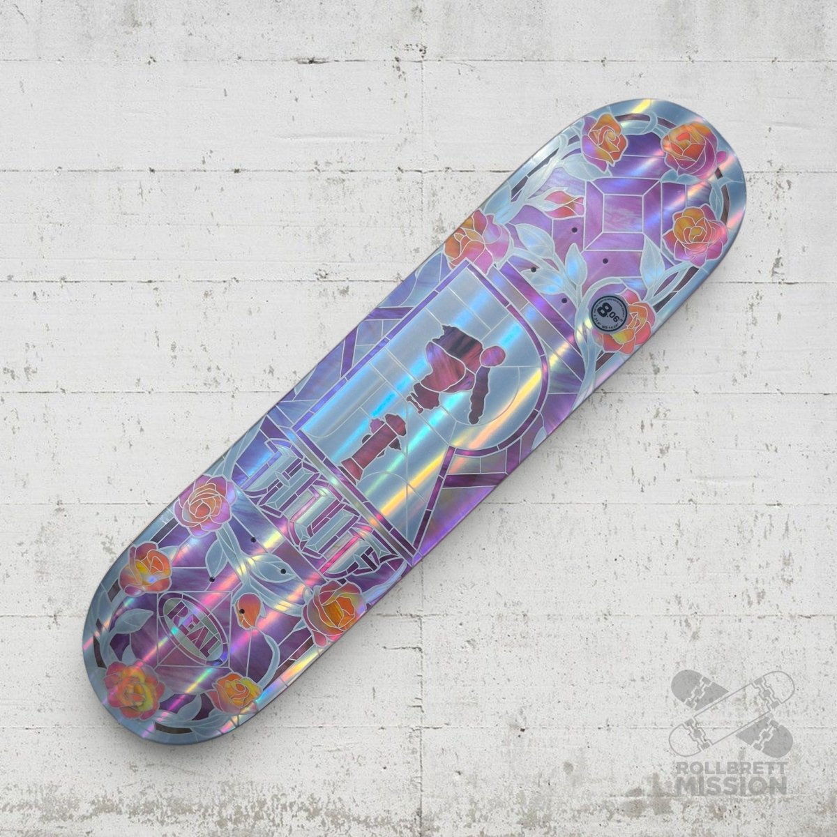 Real Hayley Cathedral Rainbow Holo 8.06 Deck - Skateboard-Decks - Rollbrett Mission