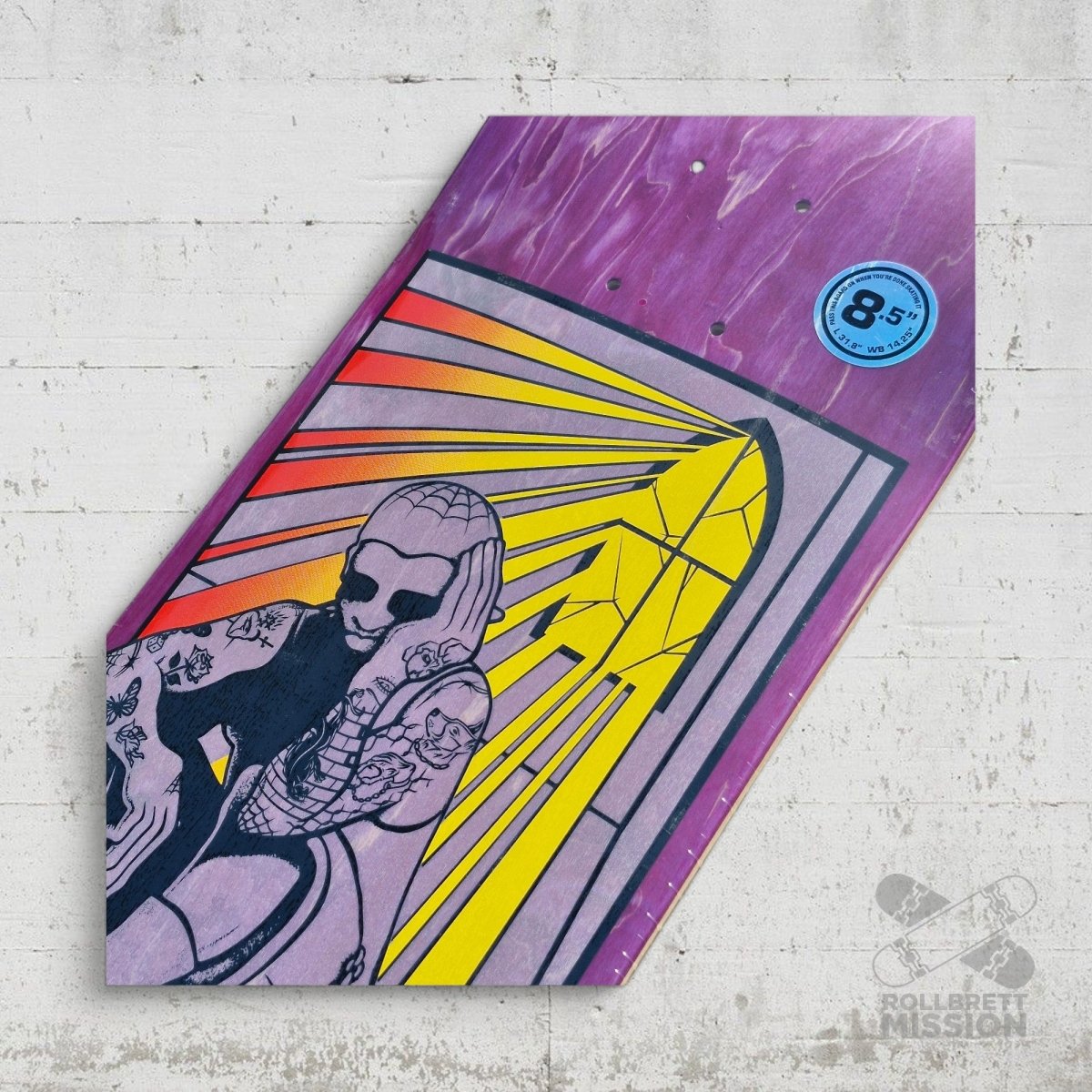 Real Hayley Stained 8.5" Deck - Skateboard - Decks - Rollbrett Mission