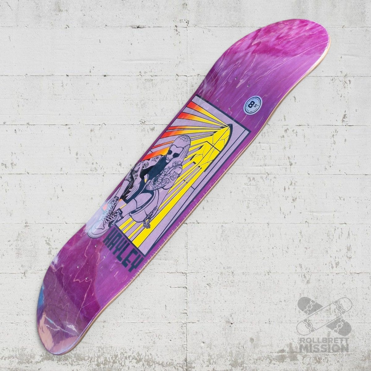 Real Hayley Stained 8.5" Deck - Skateboard - Decks - Rollbrett Mission