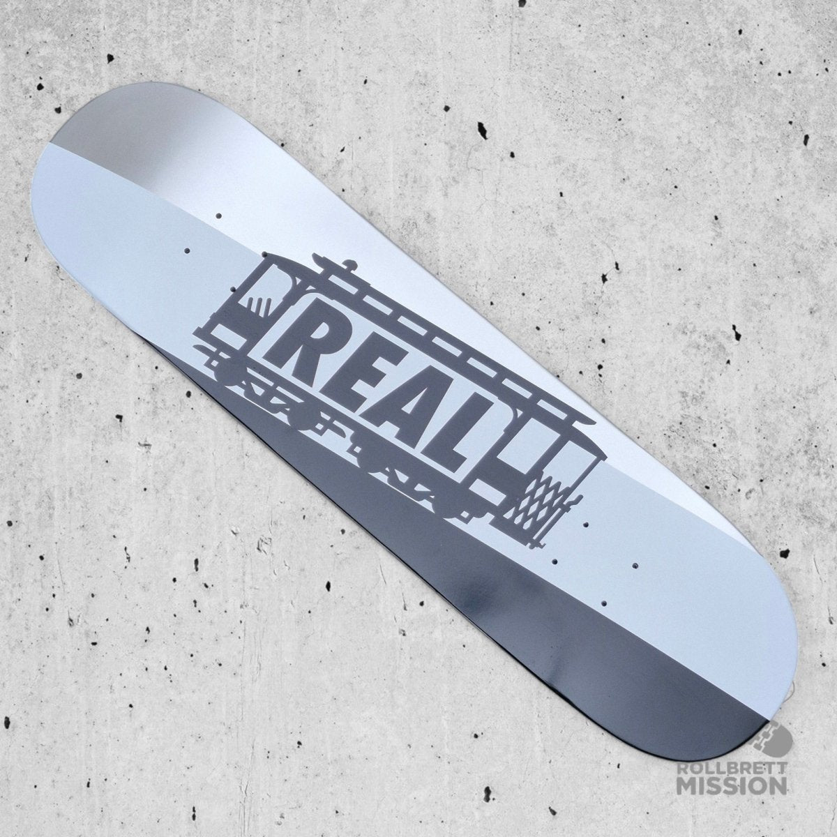 Real Hermann Team Trolley Full SE 8.25 Deck - Skateboard - Decks - Rollbrett Mission