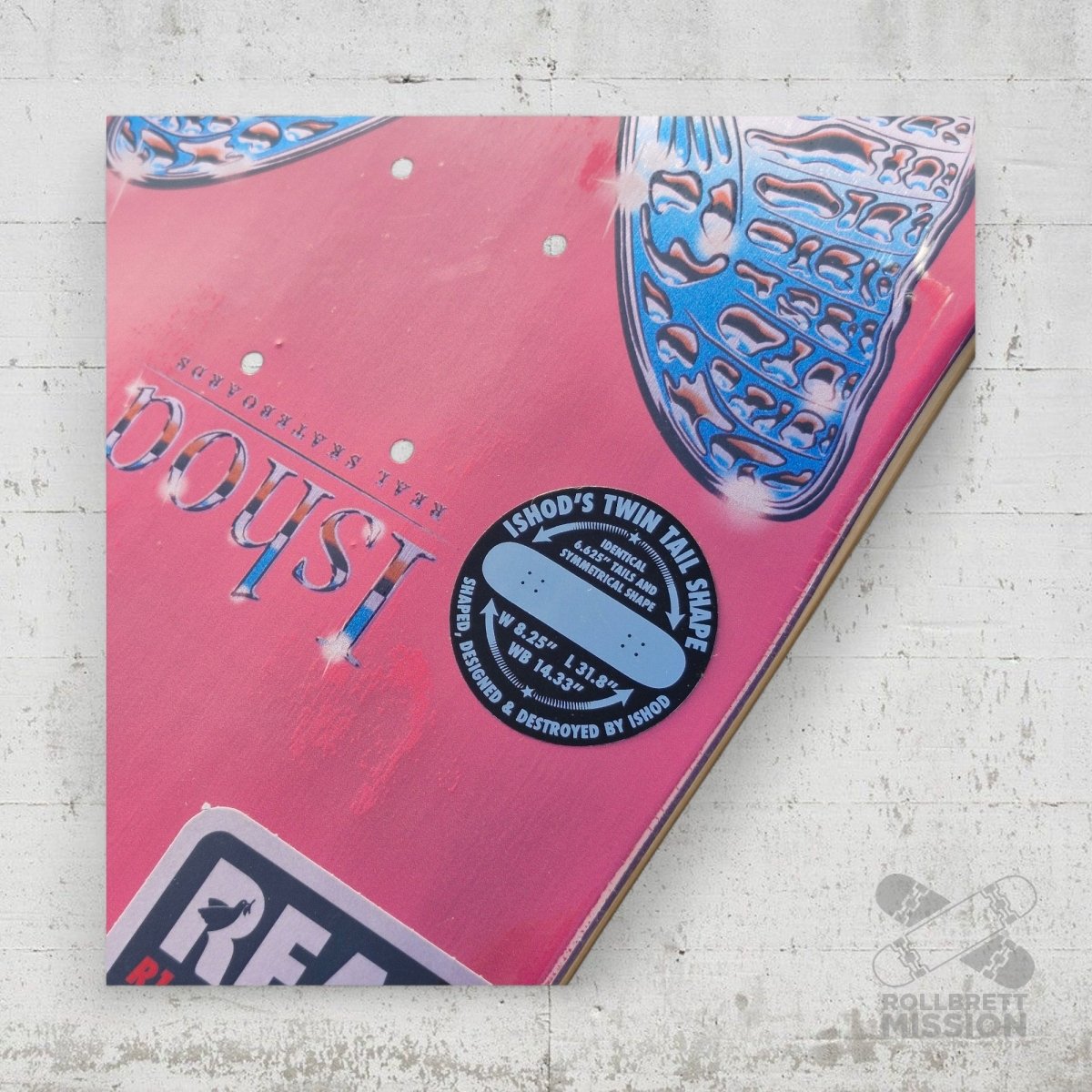 Real Ishod Wair Marioosa Chrome Twin 8.25 Deck - Skateboard - Decks - Rollbrett Mission