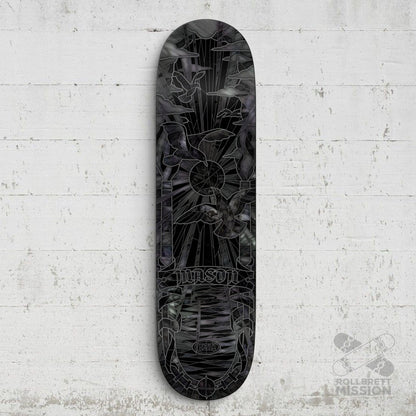 Real Mason Silva Black Sun Cathedral Holo Deck - Skateboard-Decks - Rollbrett Mission