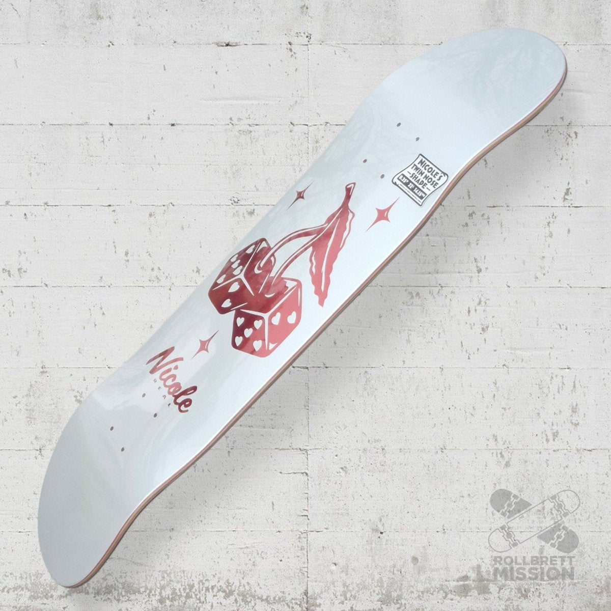 Real Nicole Hause High Roller Twin 8.35 Deck - Skateboard - Decks - Rollbrett Mission
