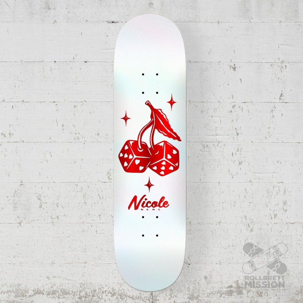 Real Nicole Hause High Roller Twin 8.35 Deck - Skateboard - Decks - Rollbrett Mission