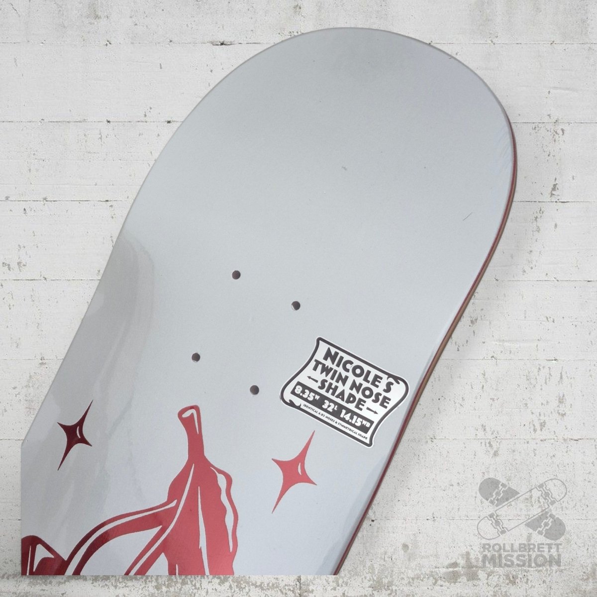 Real Nicole Hause High Roller Twin 8.35 Deck - Skateboard - Decks - Rollbrett Mission