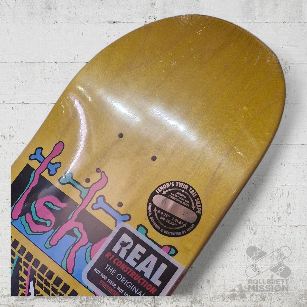 Real Wair Rude Twin 8.25 Deck - Skateboard - Decks - Rollbrett Mission