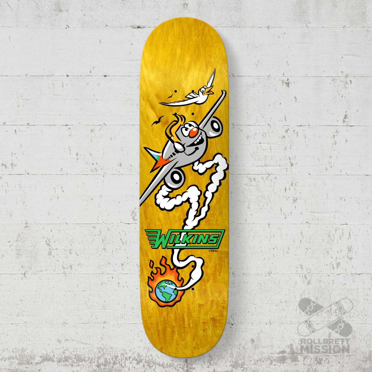 Real Wilkins Mascot 8.5" Deck - Skateboard - Decks - Rollbrett Mission