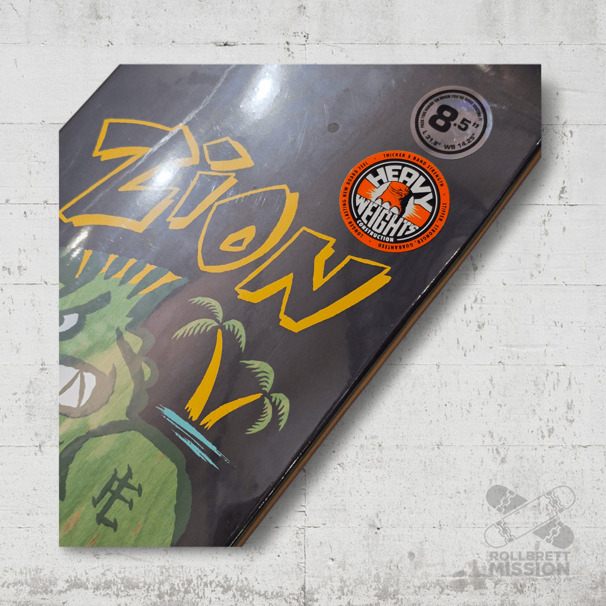 Real Zion Bad Gator Heavy Weight 8.5 Deck - Skateboard - Decks - Rollbrett Mission