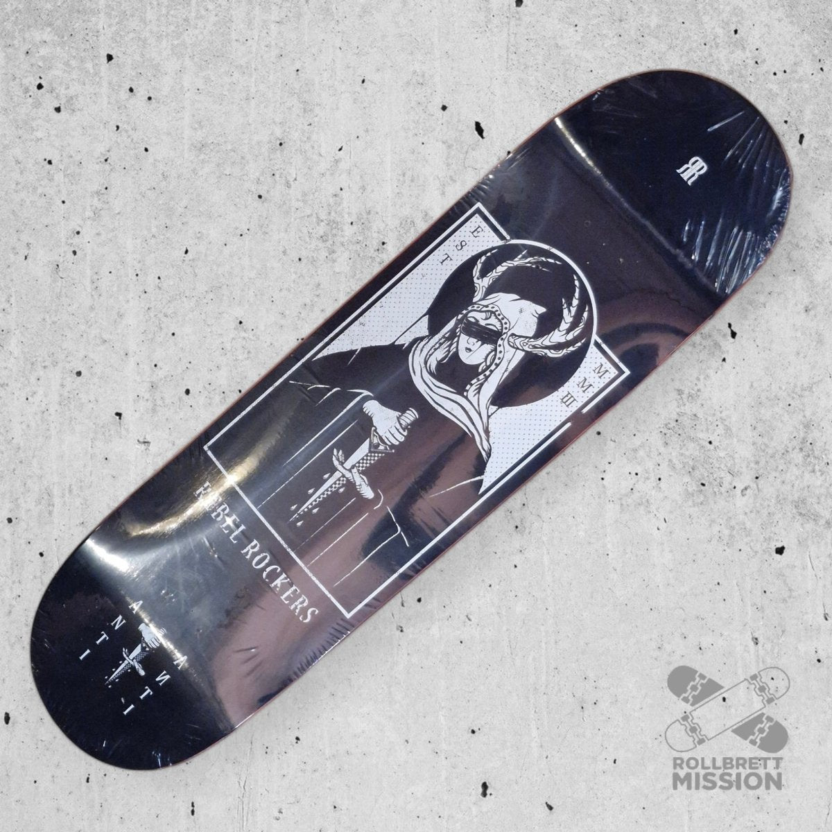 Rebel Rockers Blind Girl 8.6 Deck - Skateboard - Decks - Rollbrett Mission