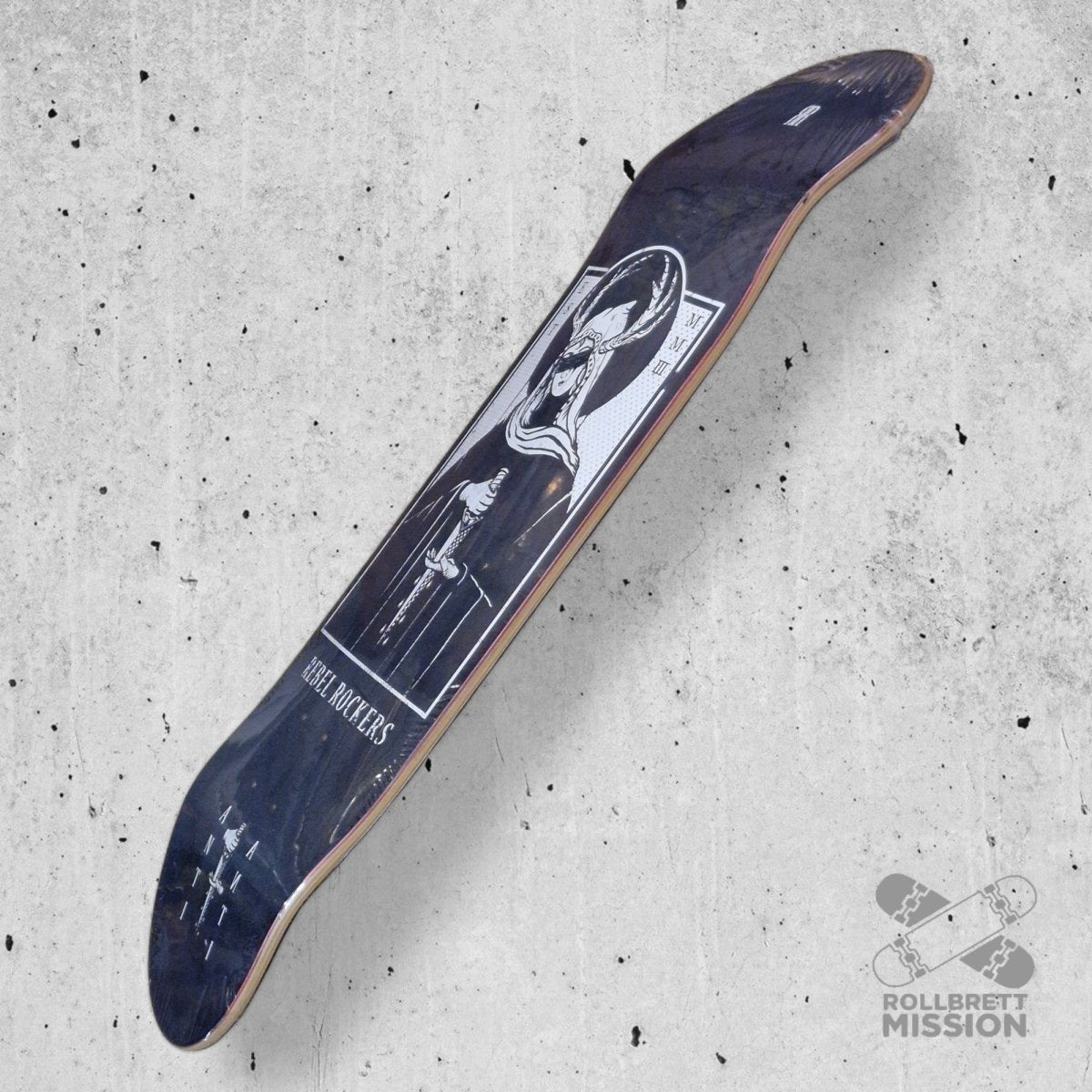 Rebel Rockers Blind Girl 8.6 Deck - Skateboard - Decks - Rollbrett Mission