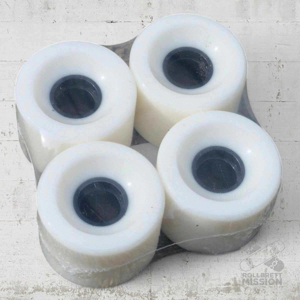 Rellik Cruiser Longboard Wheels 61mm 83A white - Skateboard - Rollen - Rollbrett Mission