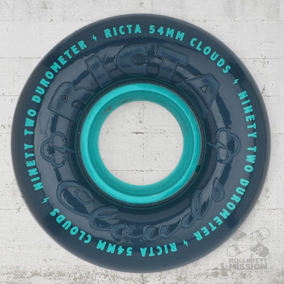 Ricta Clouds All Terrain 92A 54mm navy Wheels - Skateboard - Rollen - Rollbrett Mission