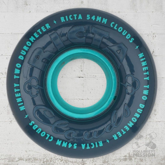 Ricta Clouds All Terrain 92A 54mm navy Wheels - Skateboard - Rollen - Rollbrett Mission