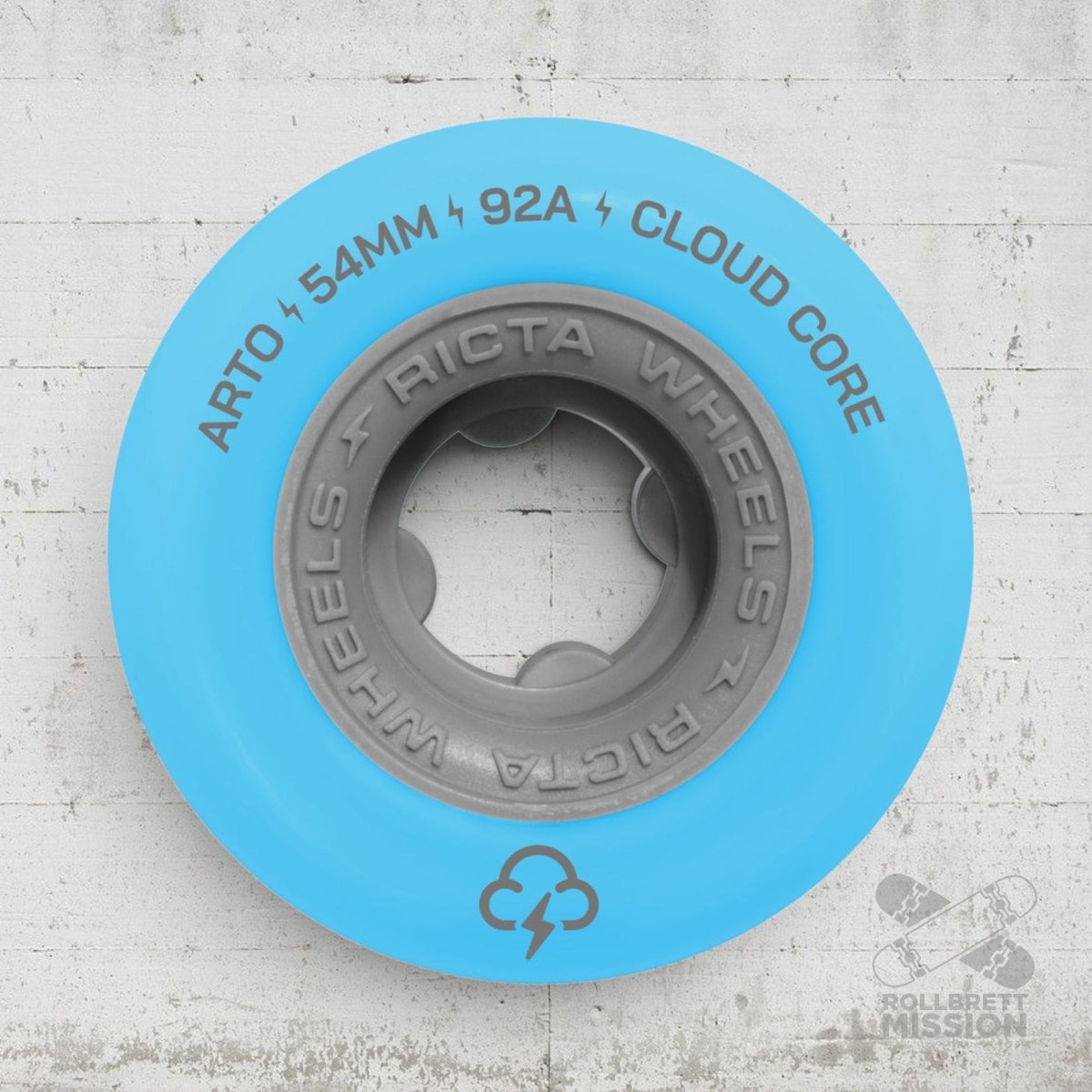 Ricta Clouds Arto Saari Guest 92A 54mm Wheels - Skateboard-Rollen - Rollbrett Mission