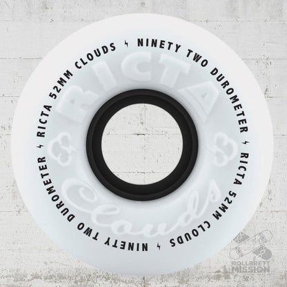 Ricta Clouds Black ATV 92A 52mm Wheels - Skateboard - Rollen - Rollbrett Mission