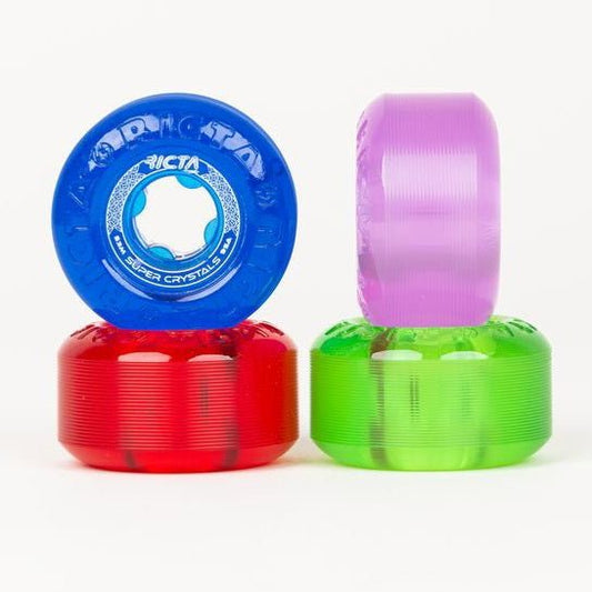 Ricta Super Crystal Multicolor Transparent 95A Wheels - Skateboard-Rollen - Rollbrett Mission