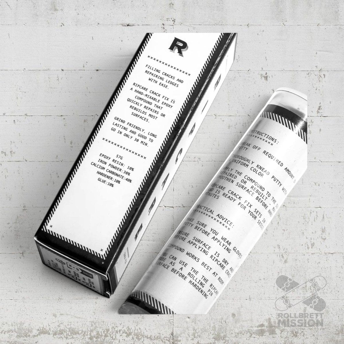 Ripcare Crack Fix Komponentenkleber - Rollbrett Mission