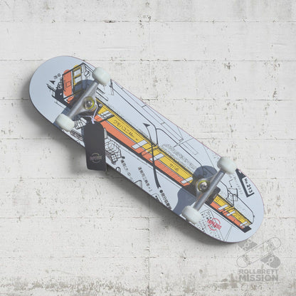 Inpeddo Tokyo Train Mid Size 8.25" Complete Skateboard