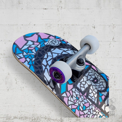 Real Complete Skateboard Oval Foil MINI 7.3 x 29.3