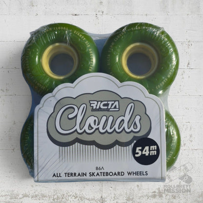 Ricta Clouds Green/Natural 86A 54mm Wheels