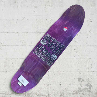Heroin Skateboards Hard Boiled 9.25 Sym Egg Deck